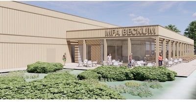 Zo ziet het nieuwe gemeenschapshuis van Beckum er straks (waarschijnlijk) uit: ‘Het leeft steeds mee