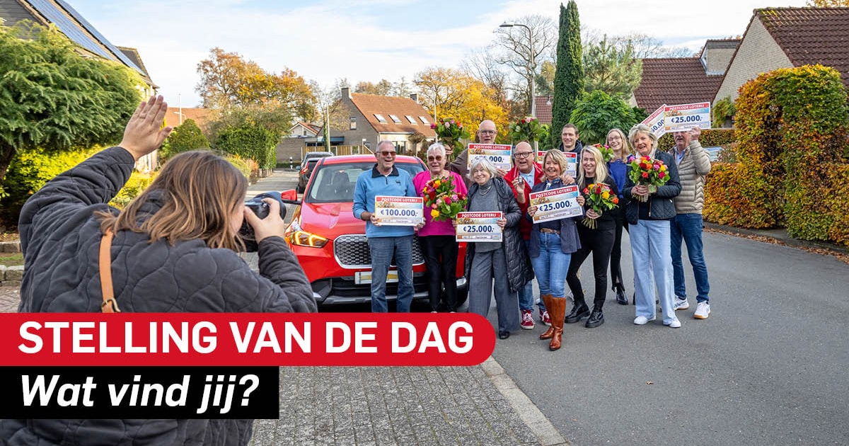 Stelling | Ik doe mee aan de Postcode Loterij om niet met lege handen te staan als mijn buren winnen