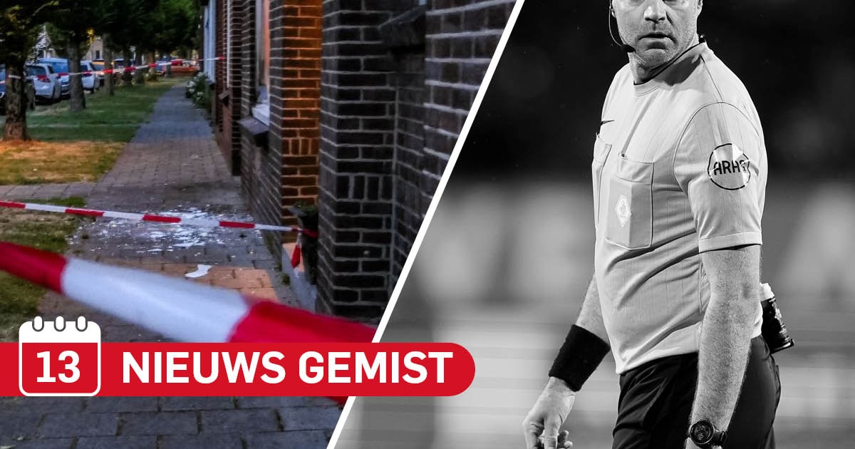Gemist? Explosie bij woning in Enschede & Voetbalscheidsrechter Rob Dieperink (38) uit Borculo overl
