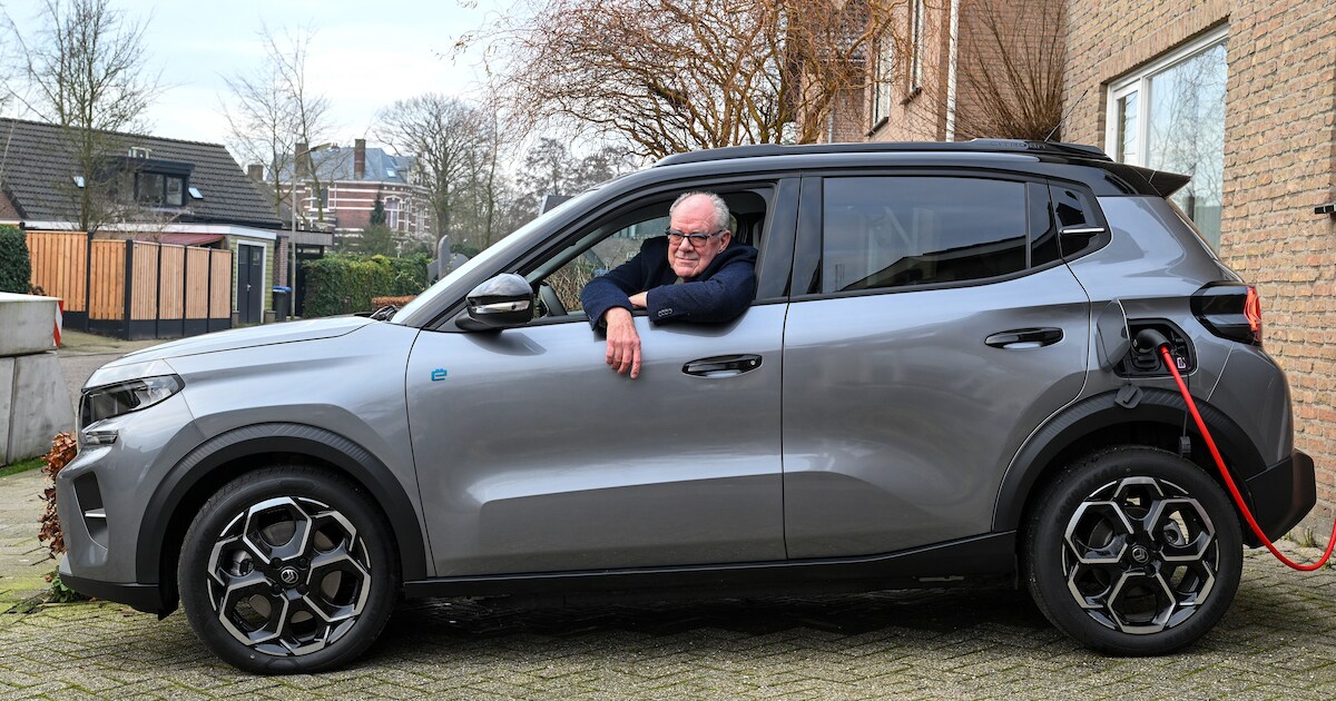 René (68) uit Wouw rijdt na miljoenen kilometers in zijn eerste elektrische auto: ‘Een openbaring’