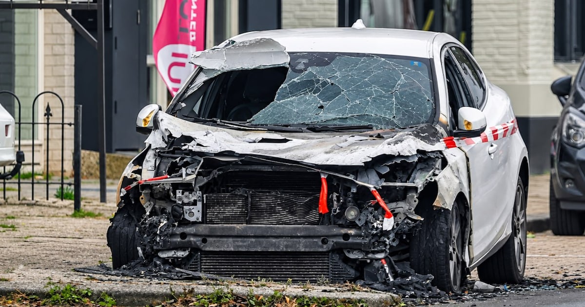 Auto zwaar beschadigd door nachtelijke brand in Hengelo