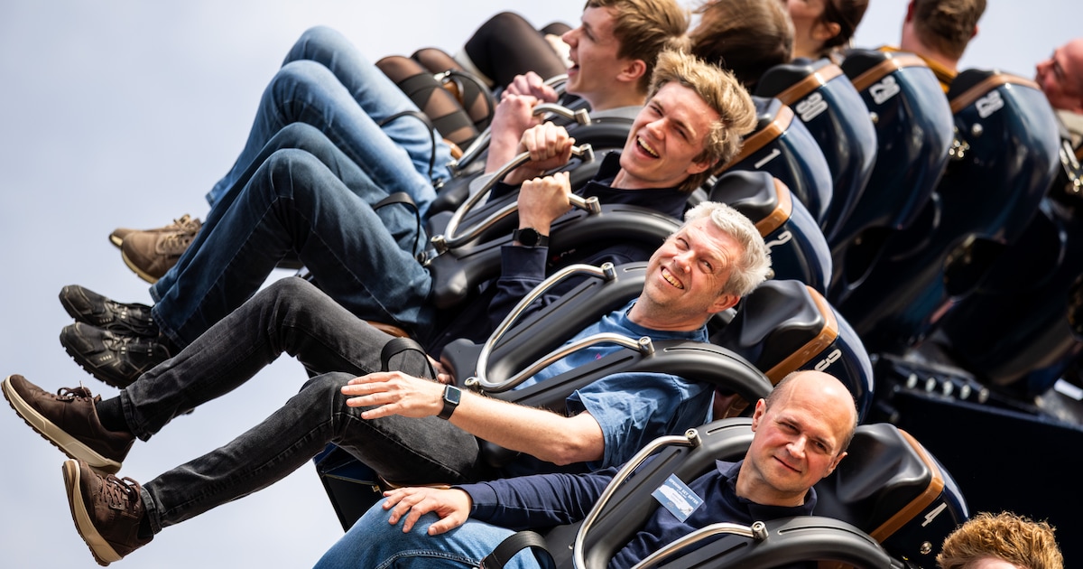 Goud of zilver? In nieuwe attractie Slagharen bepaalt die keuze hoe hard je gilt: ‘Best heftig dit’