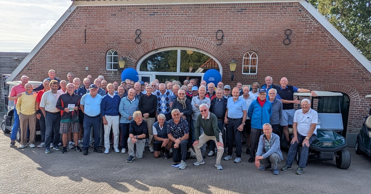 Golfclub viert jubileum met wedstrijd en feestje Op de Bulte van de Meiberg