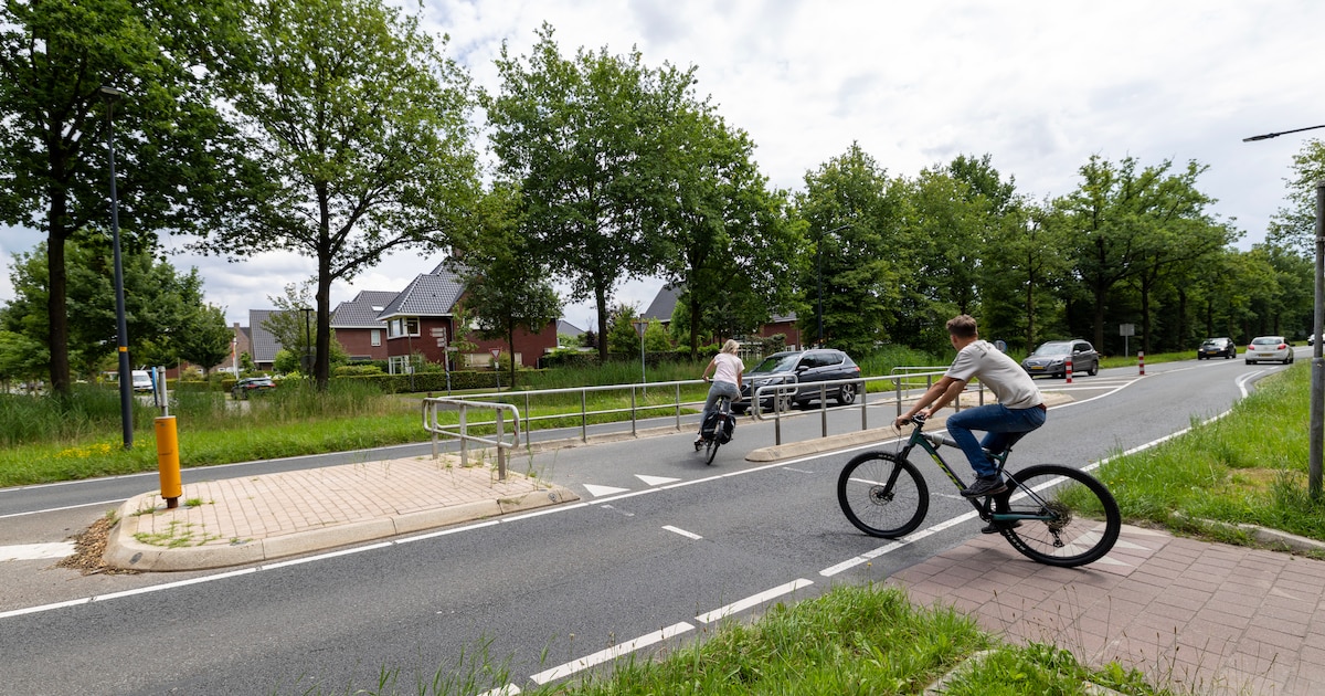 Hengelo past gevaarlijke oversteek aan na dodelijk ongeluk, fietsers moeten voortaan een ‘slinger’ maken.