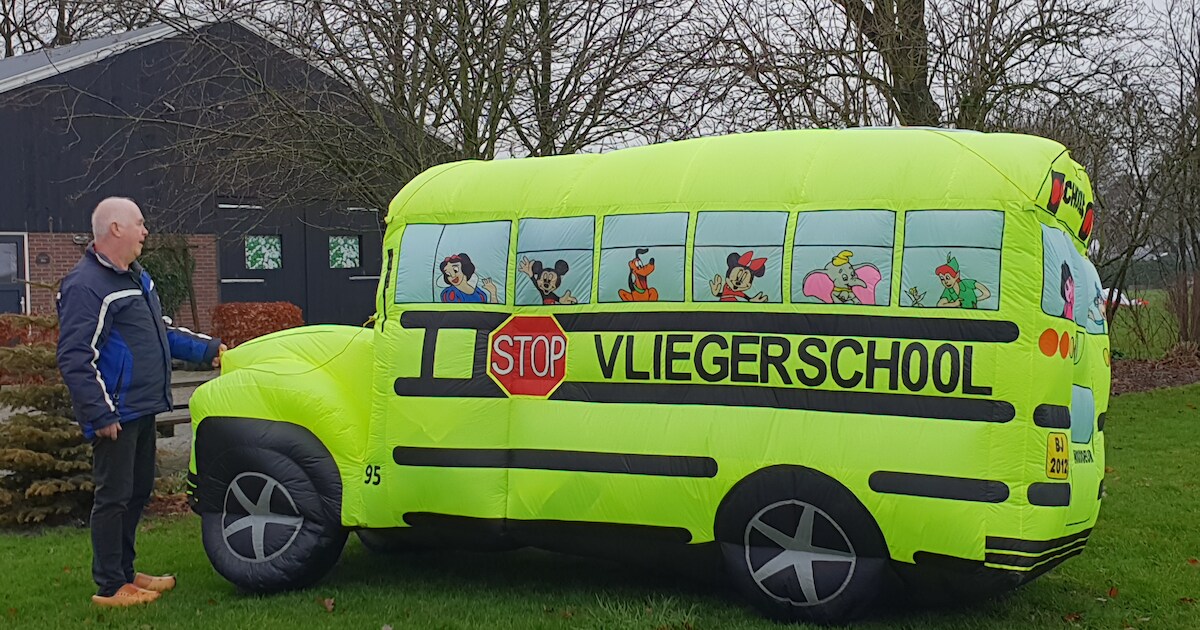 ‘Vliegende bus’ in Westerhaar