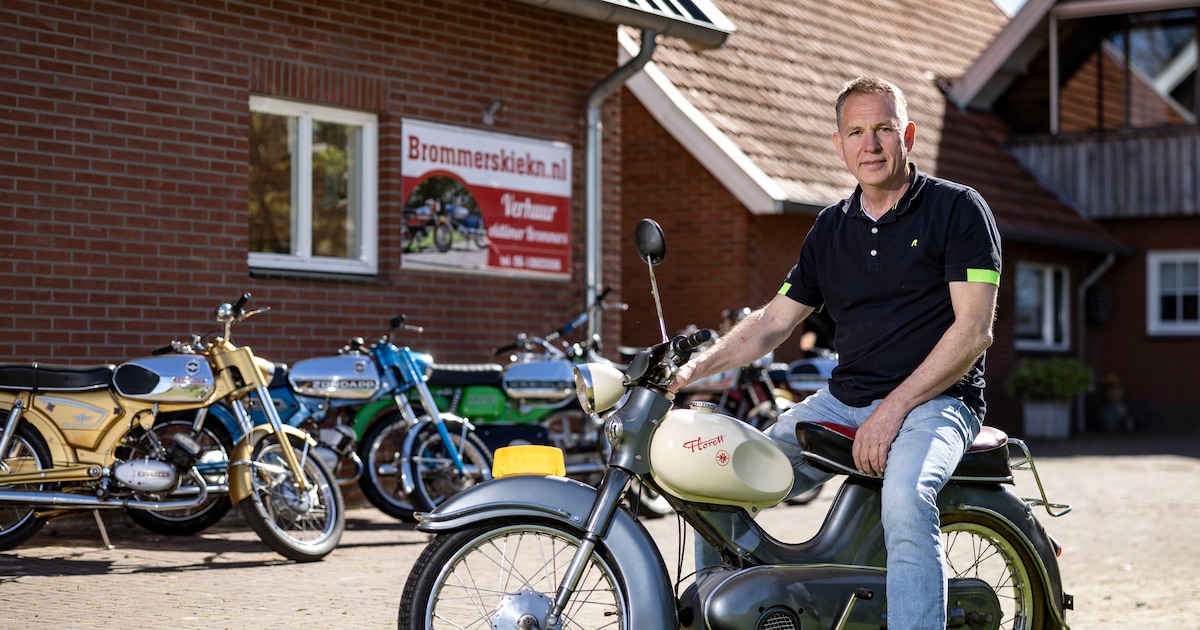 Bij René staat brommers kiek’n ook echt voor brommers kiek’n: ‘Ze komen er speciaal voor naar Twente