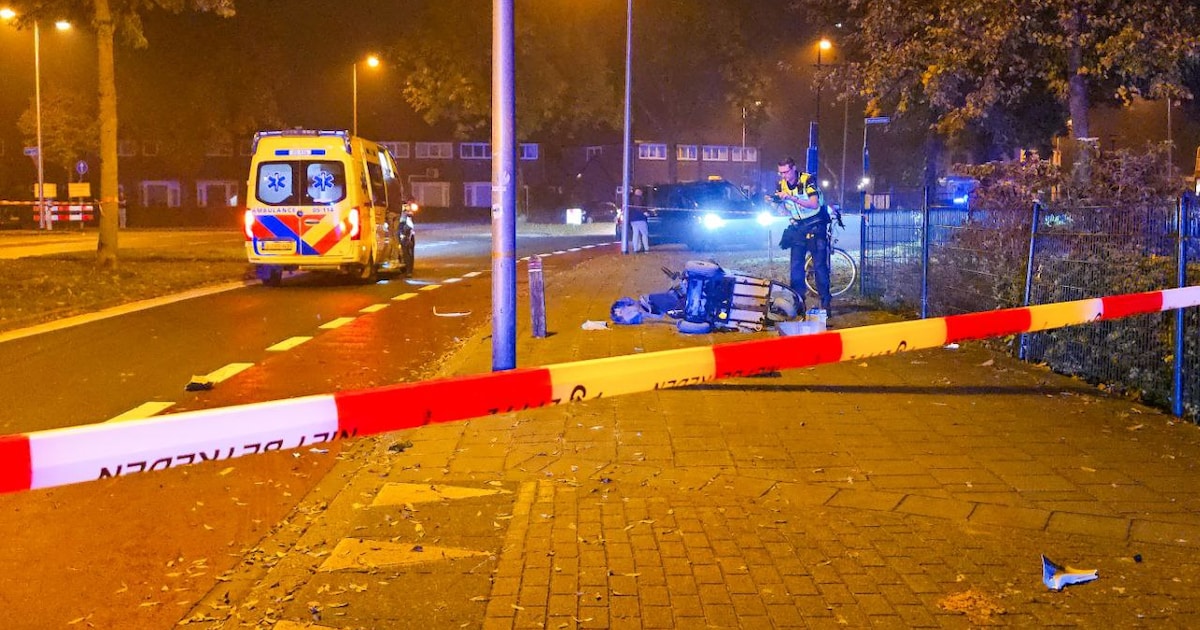 Automobilist gaat er vandoor na ongeluk omdat hij eerst ruzie met zijn zwangere vriendin wil oplossen.