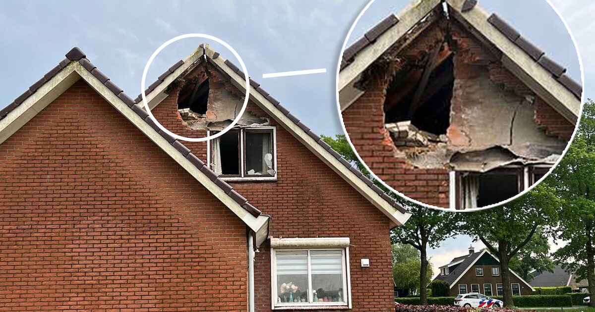 Bliksem slaat groot gat in huis: ‘Op zo’n moment heb je echt wel respect voor de natuur’ | Twenteran