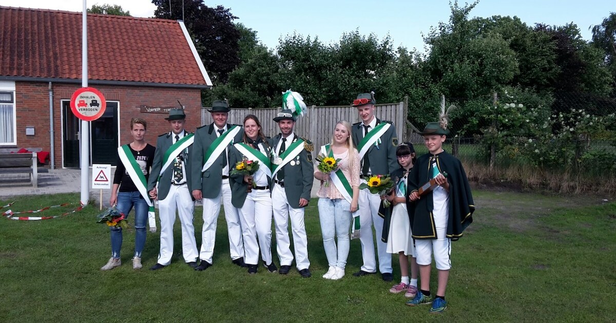 Schutterskoning Glane gehuldigd