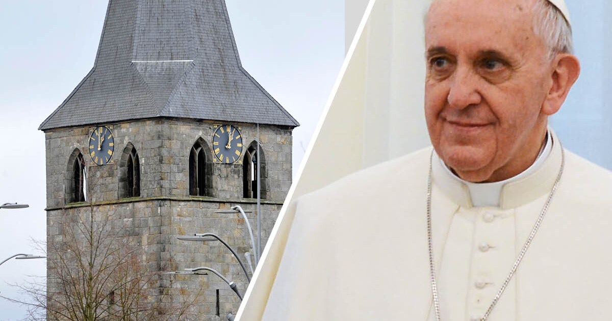 Herdenkingsdienst voor paus Franciscus in Denekamp