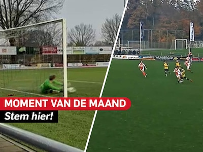 Wie zorgde voor het Moment van de Maand in het amateurvoetbal? Stem hier!