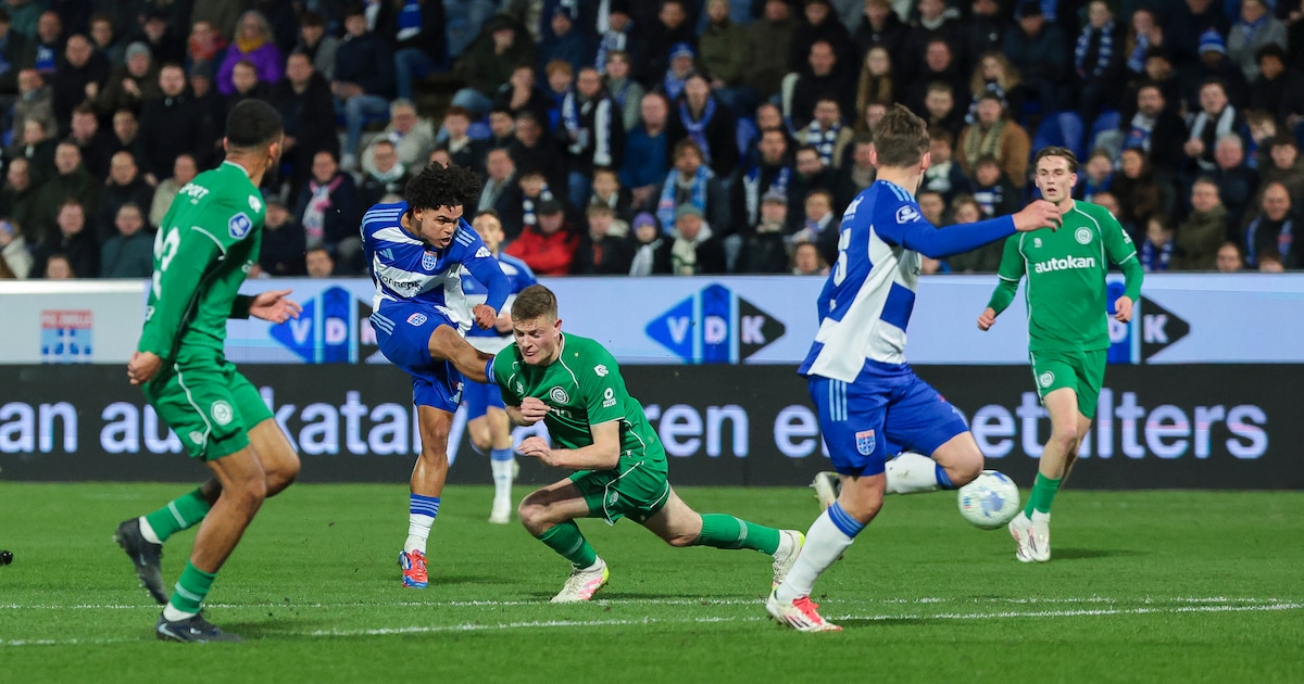 LIVE eredivisie | Grootste kansen voor PEC tegen FC Groningen, doelman Jurjus brengt knap redding