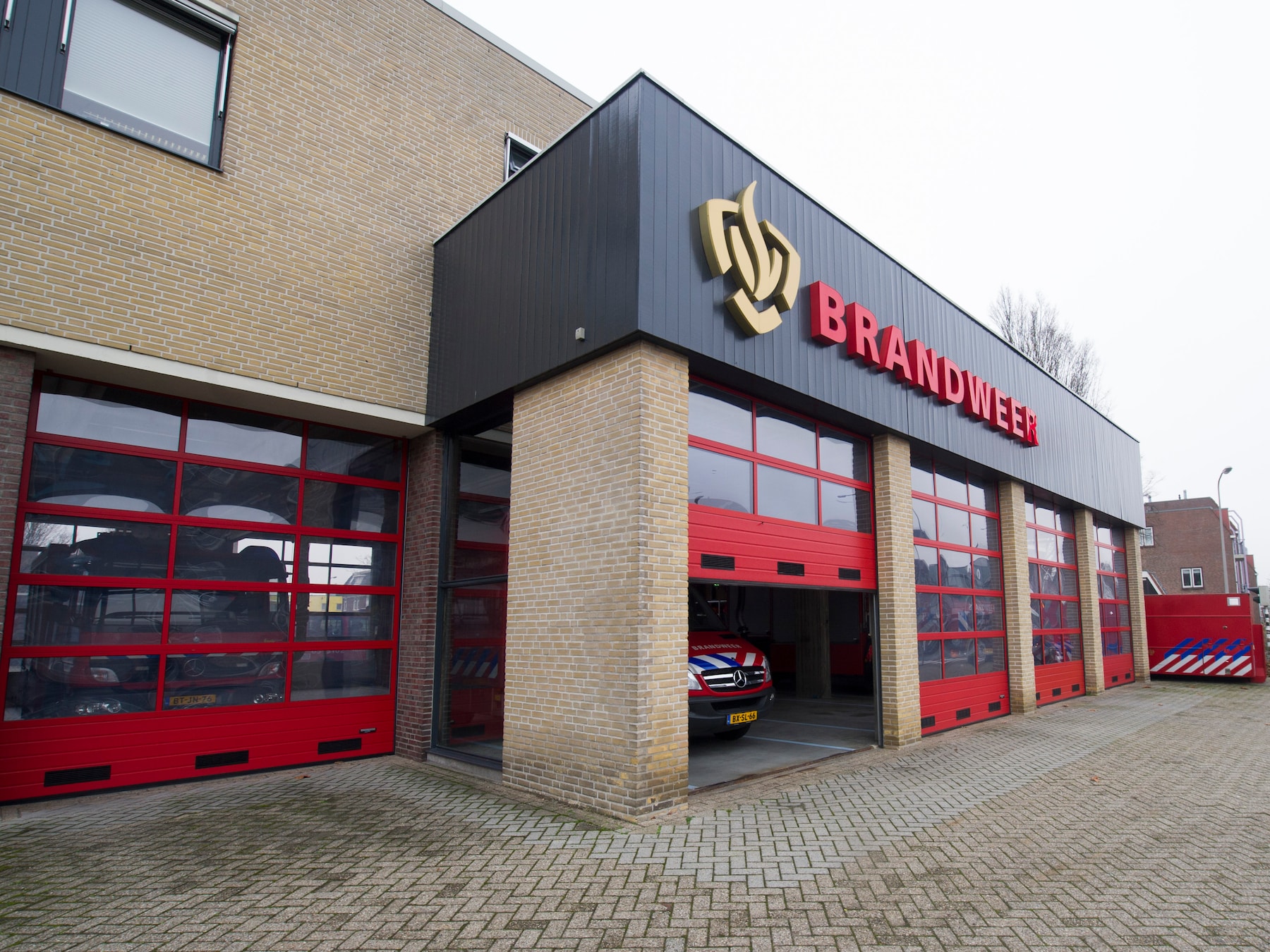De brandweerkazerne in Almelo