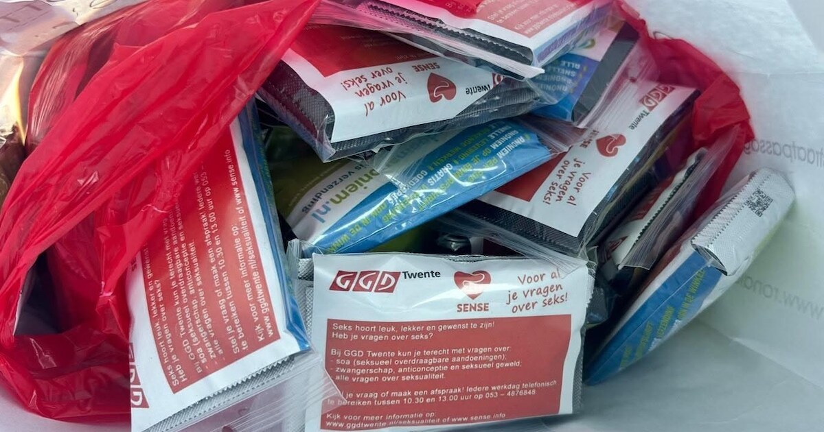 Anonieme donor geeft voedselbank een flinke zak met condooms van de GGD ...