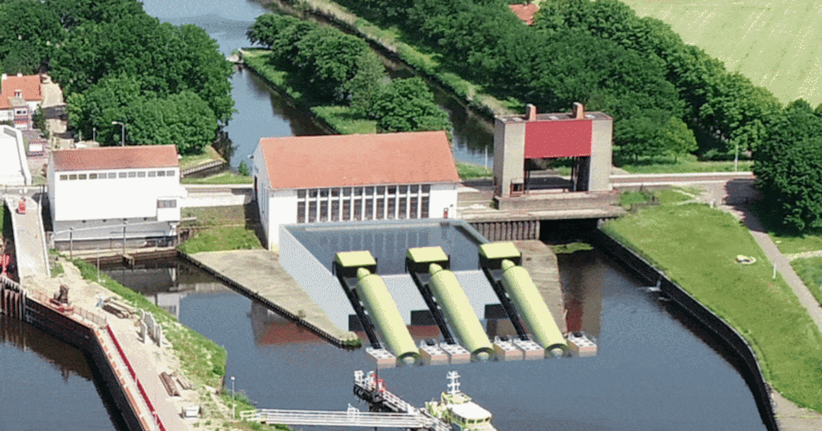 Noodpompen Twentekanaal kosten 7000 euro per dag, dit ingenieuze alternatief wekt juist stroom op