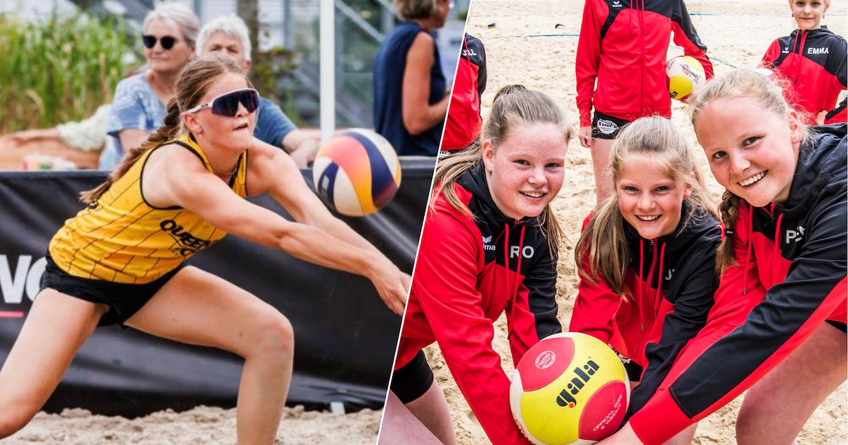 Achterhoekse volleybalzusjes veroveren Nederland: Jet schittert dit weekend op het zand in Almelo
