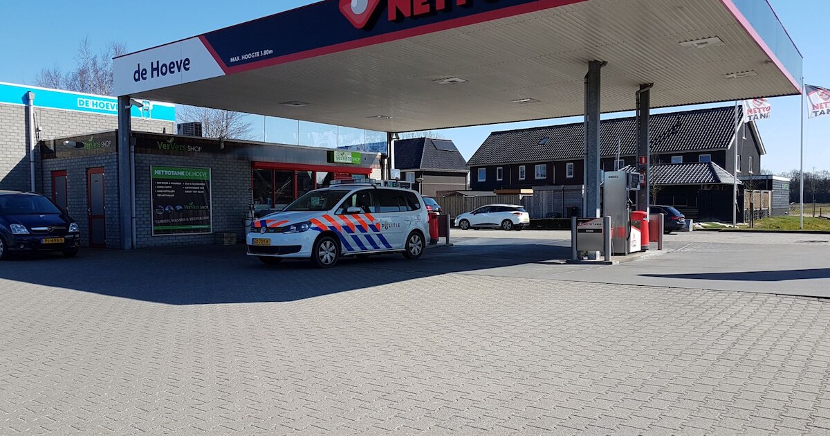 Geld en auto gestolen bij gewapende overval op tankstation in Sint-Isidorushoeve