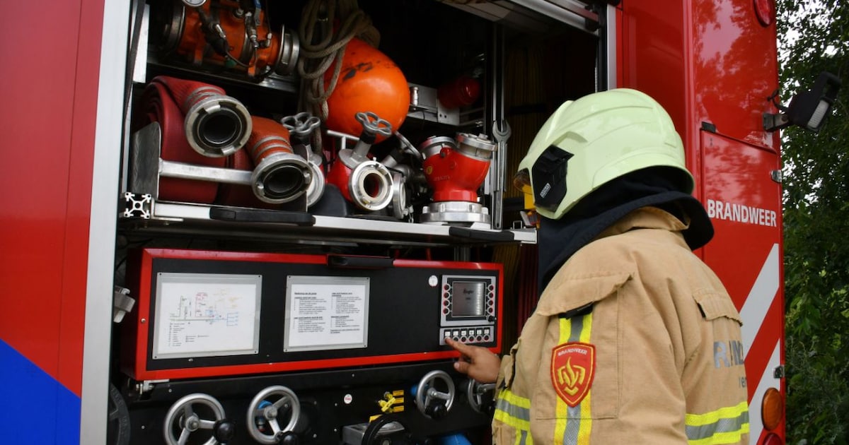 Brand op Prins Bernhardweg in Schalkhaar
