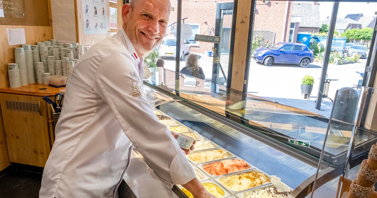Marks ijssalon werd uitgeroepen tot de beste van Nederland, één jaar na het succes ziet hij de omzet