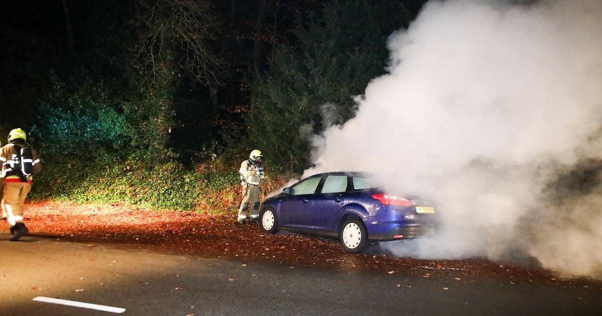 Nachtelijke autobrand op Apeldoorns sportpark