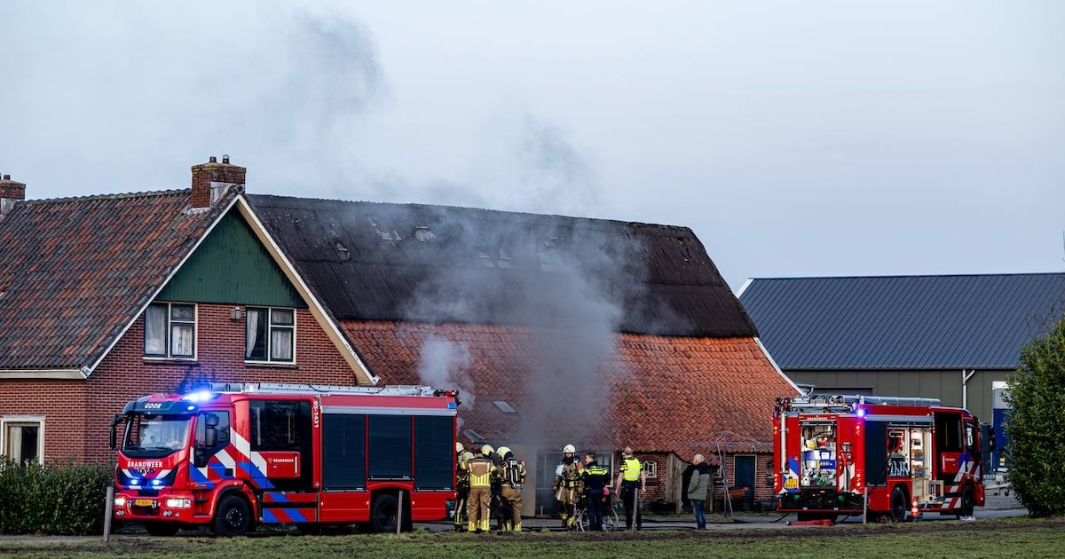 Brand in woning aan Poolweg in Enter