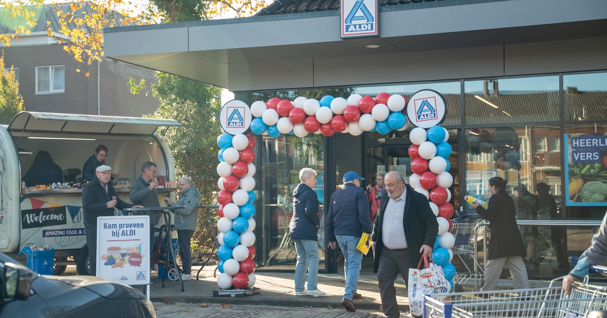 Aldi Haaksbergen verhuisd: volle kar boodschappen voor 33 euro