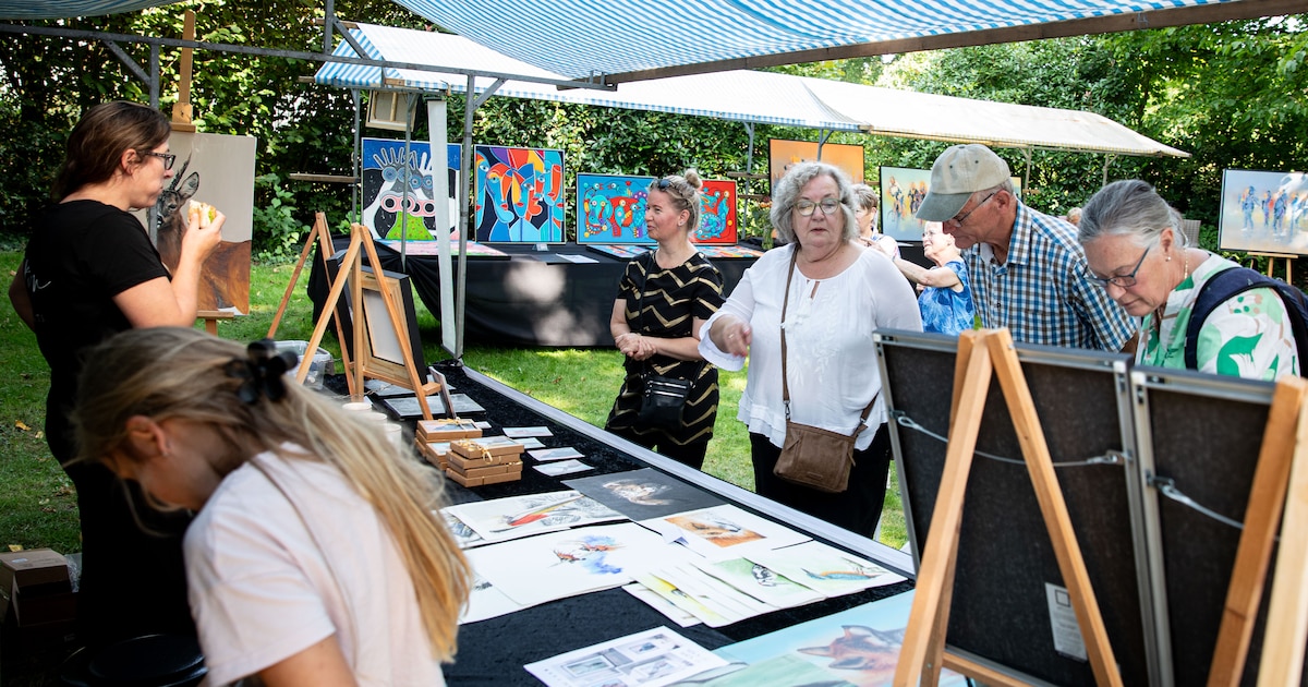 Openluchtgalerie in Goor: kunstenaars exposeren tijdens jubileumeditie Montmartre