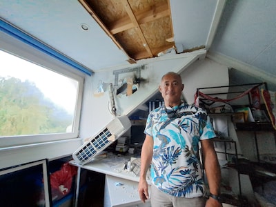 Als reservist is hij wel wat gewend, maar als bliksem inslaat in zijn huis is Freddy uit Goor wel even van slag
