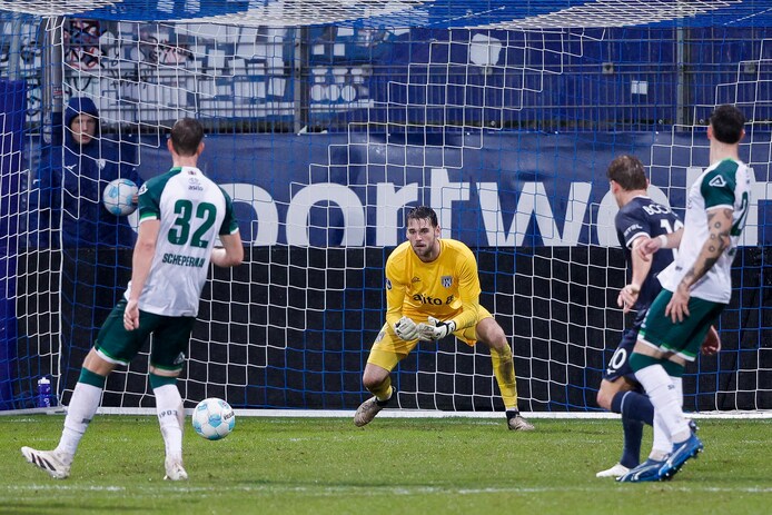 Fabian de Keijzer tijdens zijn eerste wedstrijd van 2025, het oefenduel met VfL Bochum.
