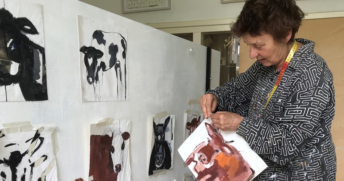 Fietsen, kijken en genieten bij de Kunst van Hier tot Ginder in Sallandse landschap