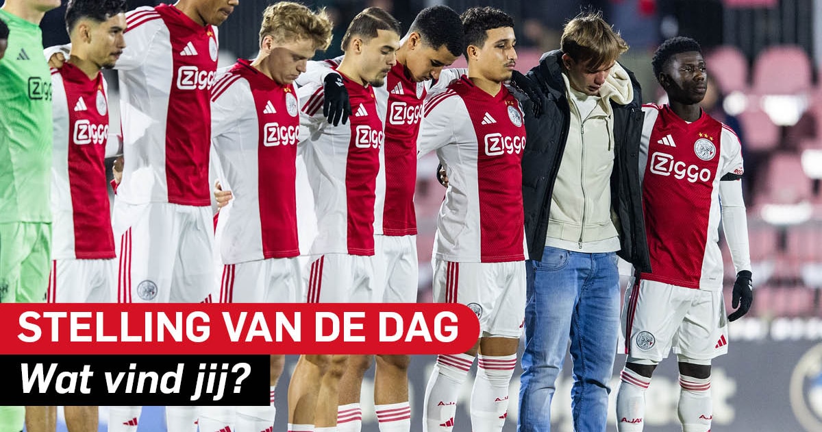 Stelling | De KNVB had de wedstrijd tussen Jong Ajax en RKC uit moeten stellen
