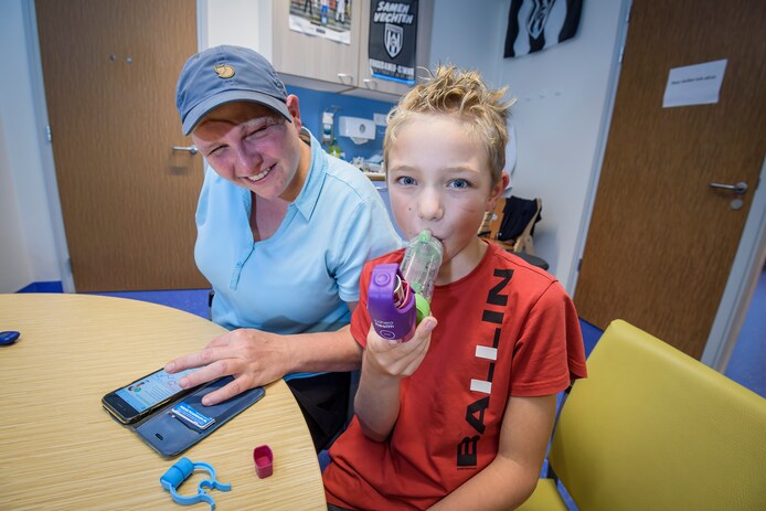 Guus (11) uit Ootmarsum haalt opgelucht adem: ‘Minder last van astma ...