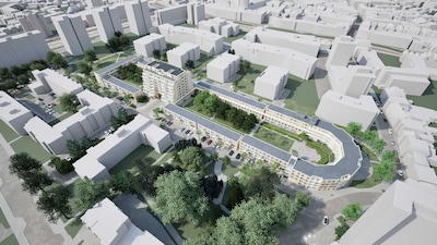 Gebouw De Berkenkamp in de steigers: 229 woningen gerenoveerd voor 21 miljoen euro