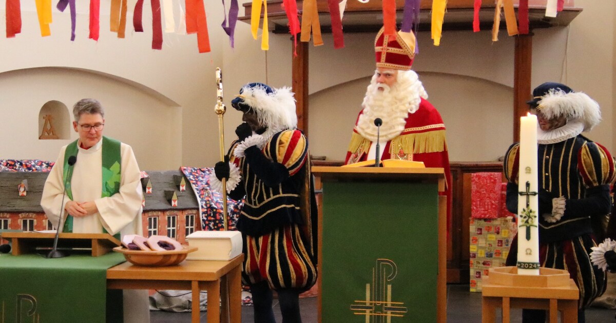 Kerkdienst met Sinterklaasthema en bezoek van Sint en Pieten | Regio ...