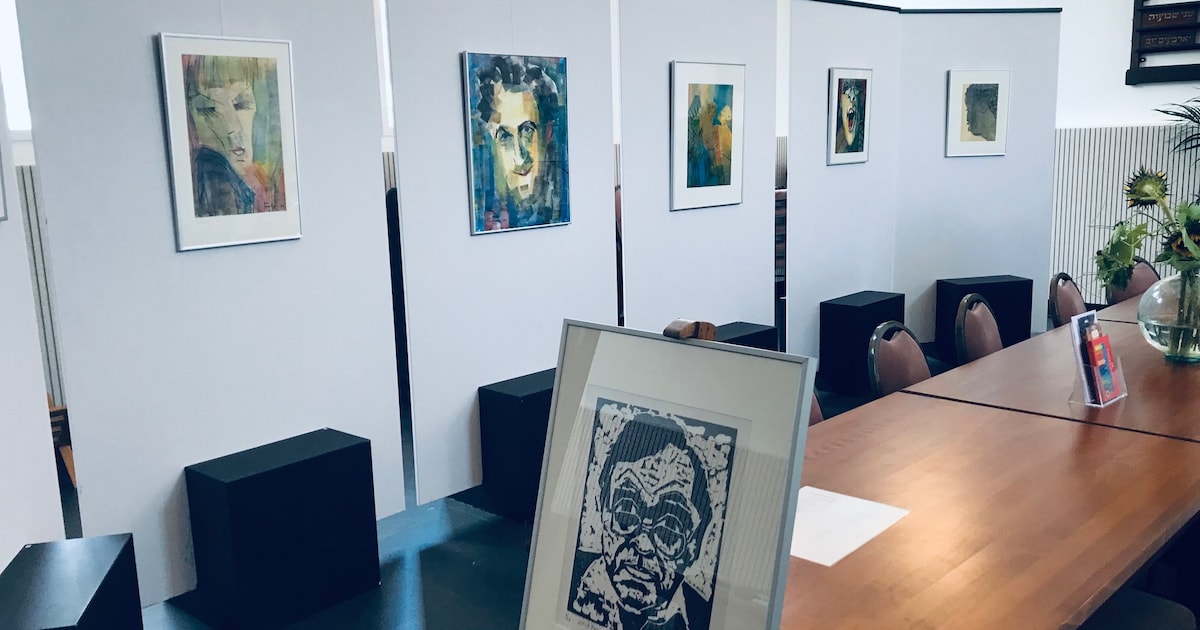 Expositie Borculose kunstenaar Jan Gerritsen in synagoge