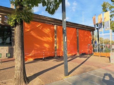 Fietsers worden drie dagen langs een smalle doorgang gestuurd, en dat heeft een verrassend simpele r