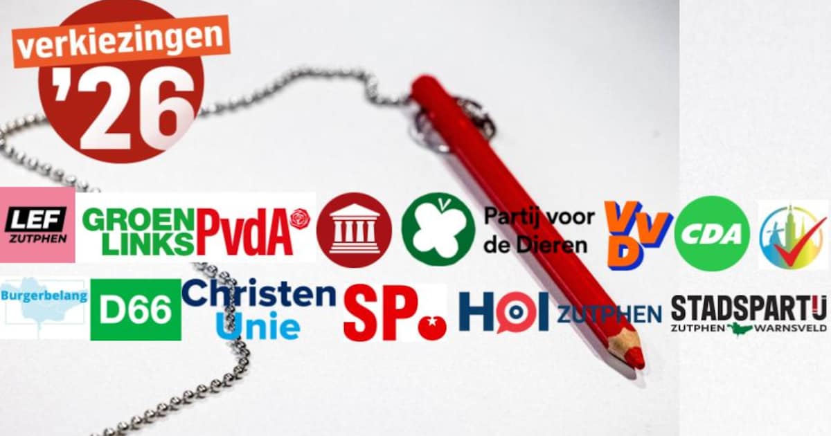 Er valt in Zutphen straks veel te kiezen: een duik in de 13 partijprogramma’s