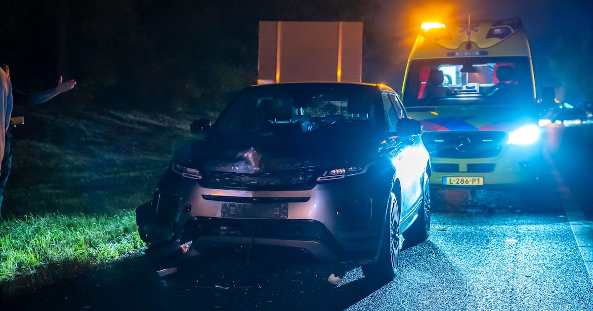Botsing tussen twee auto’s op A28 tussen Harderwijk en Nunspeet