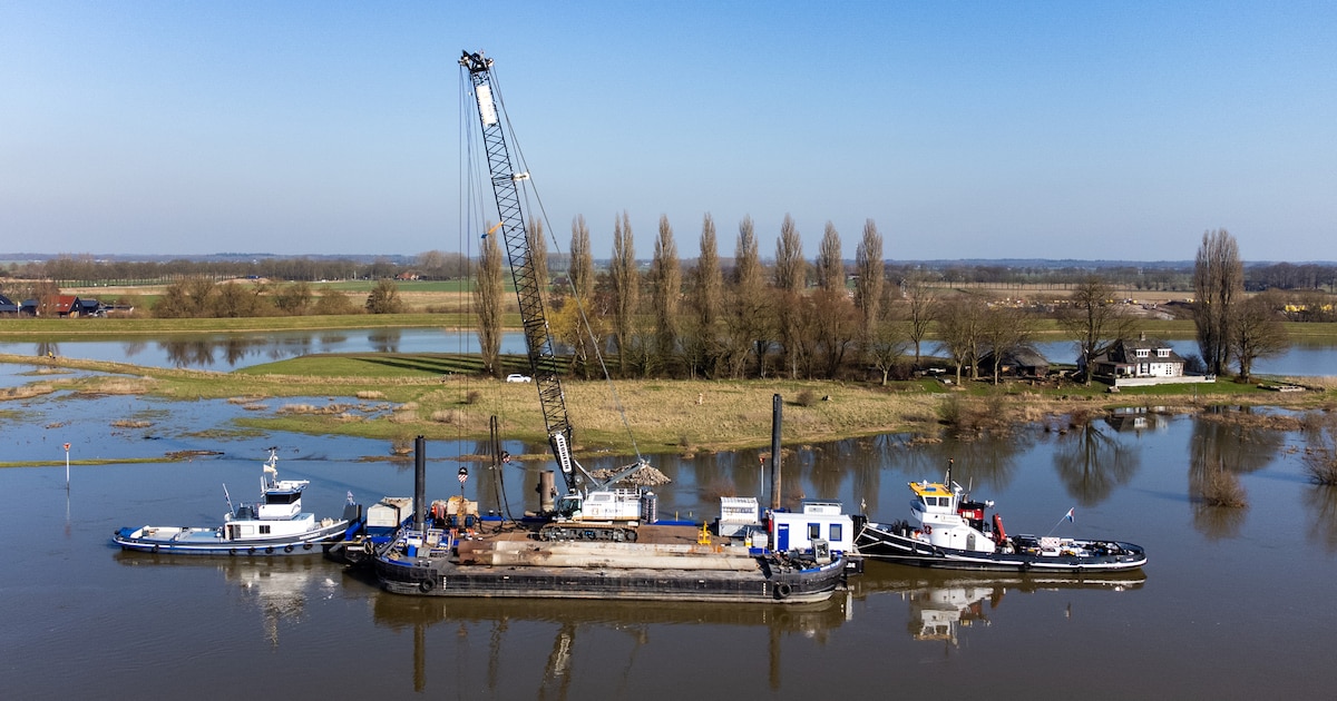Waarom het kleine Herxen een tijdelijke kade krijgt voor grote vrachtschepen