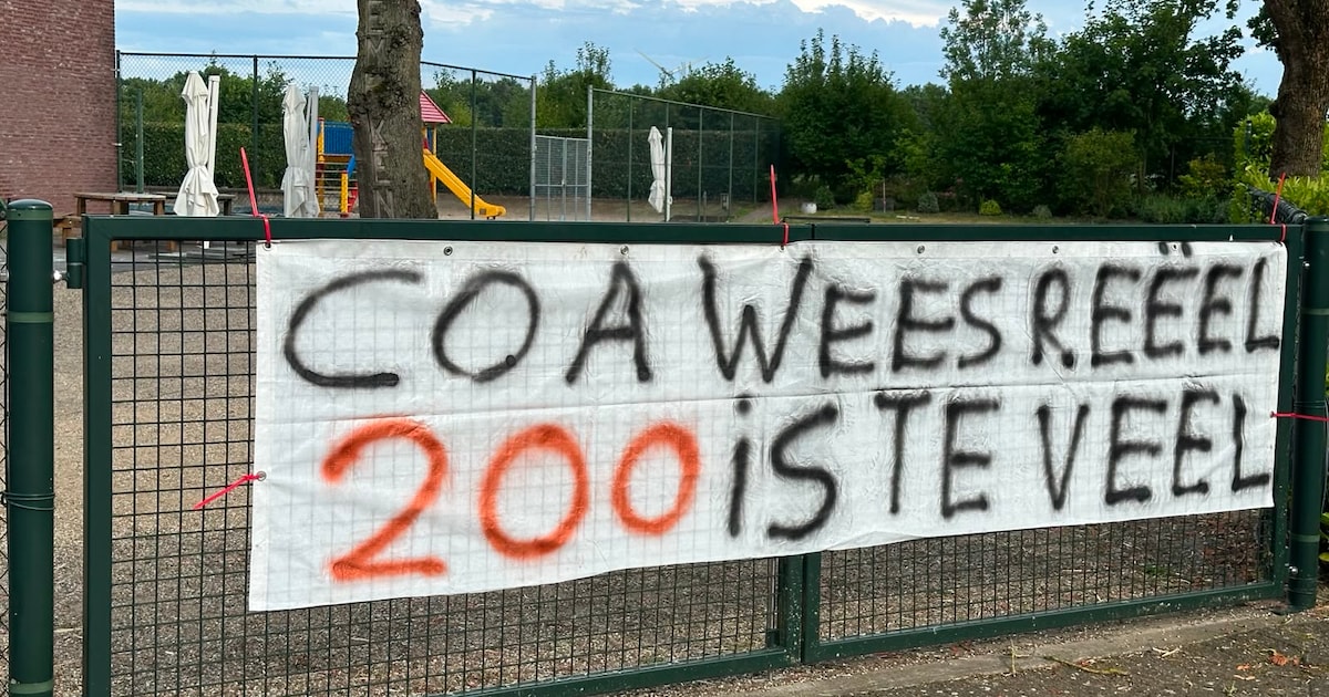 ‘Opvang oké, 200 nee’: Harreveld laat onvrede zien maar statushoudersopvang komt