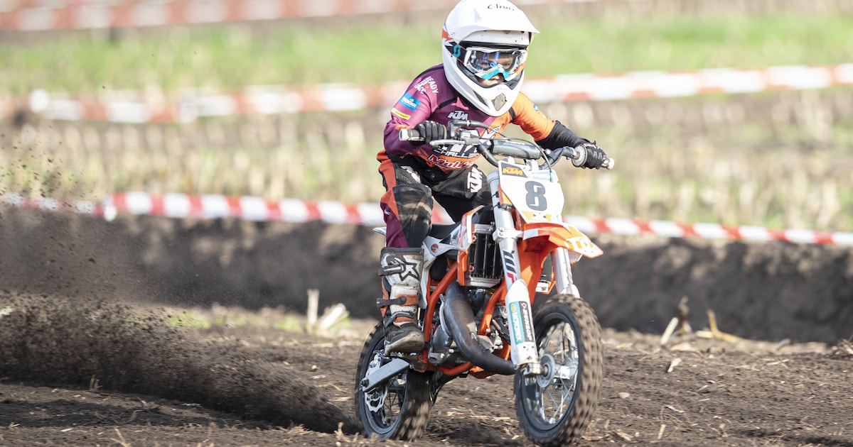 Door pech kan talent Stan het niet laten zien bij cross in Den Ham