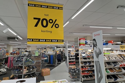 Scapino opent outlet in oude pand: ‘Alles 70 procent korting’