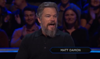 Matt Damon wint een miljoen dollar voor goed doel bij ‘Weekend Miljonairs’: dit was de finalevraag