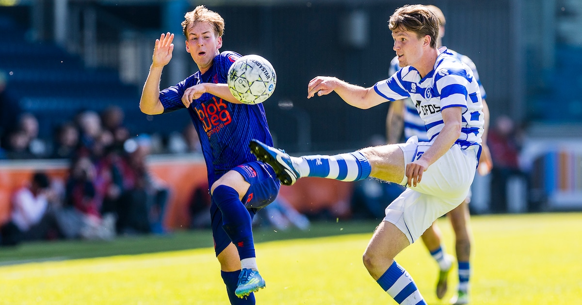 De Graafschap O21 nu wel onderuit tegen Willem II, maar titel blijft mogelijk