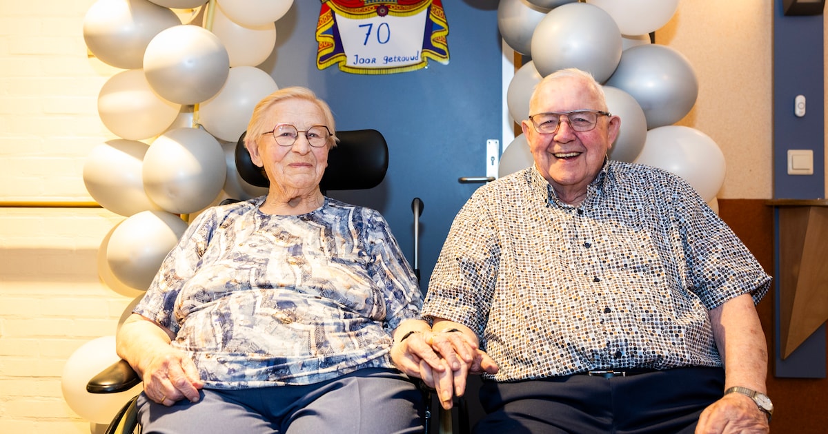 Aan vooravond Watersnoodramp bracht Jan-Albert Marietje naar huis, nu zijn ze 70 jaar getrouwd