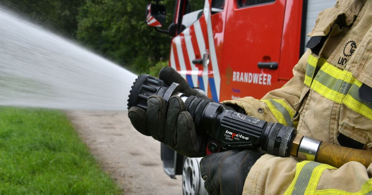 Brand in een winkel op Achterhofweg in Enschede