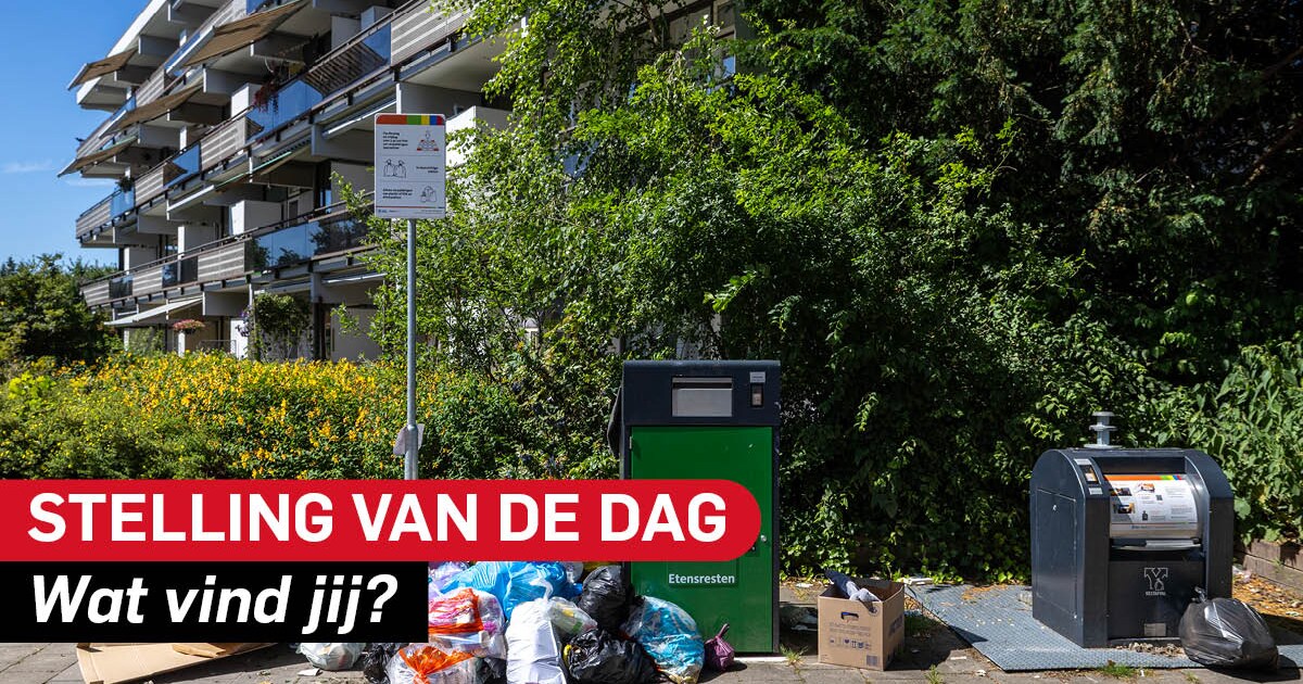 Stelling | Het is een goede zet om flatbewoners in Hengelo hun afval niet langer te laten scheiden
