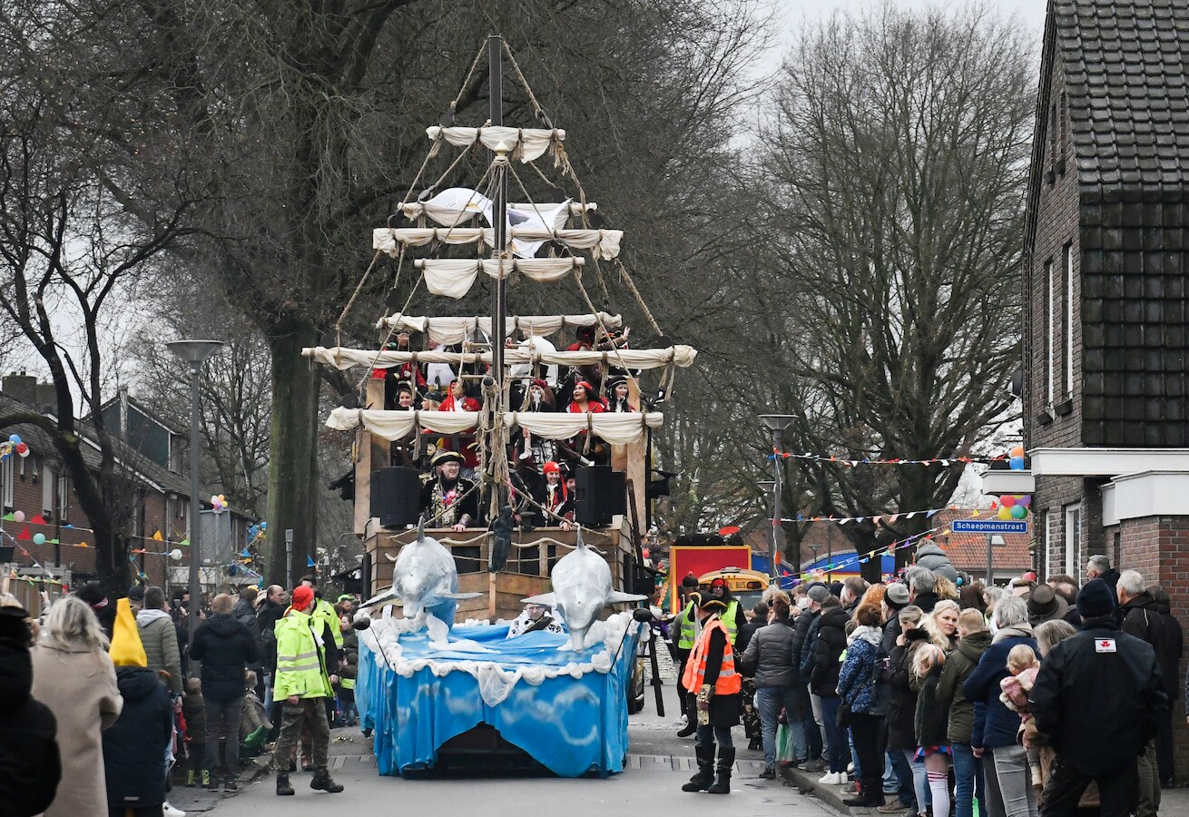 ROTH Knutsel-snoepzak groot zwart - 85 cm 6-hoekig