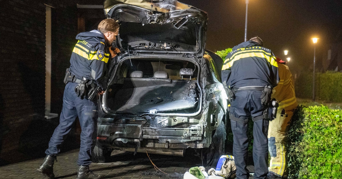 Voertuigbrand op Looër Enkweg in Zutphen, brandstichting niet uitgesloten