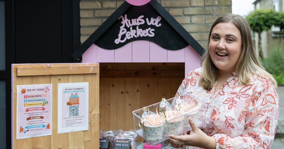 Isa (24) begint klein bakkerijtje bij haar voordeur en is in een dag uitverkocht: ‘Zo gaaf!’